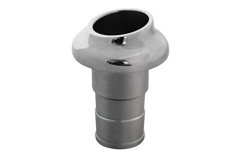 RVS uitlaat huiddoorvoer met rubber terugslagklep