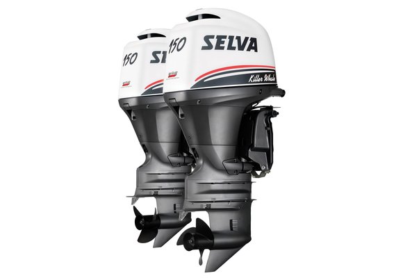 Selva Buitenboordmotoren 2x Killer Whale 150EFI-16V  E.ST.L.PT.  2x 150pk