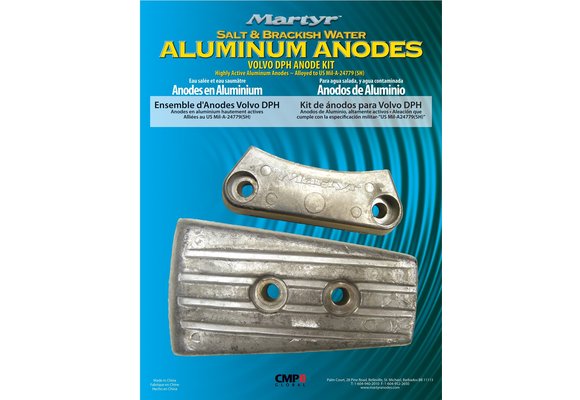 Allpa Aluminium Anode kit Volvo DPH