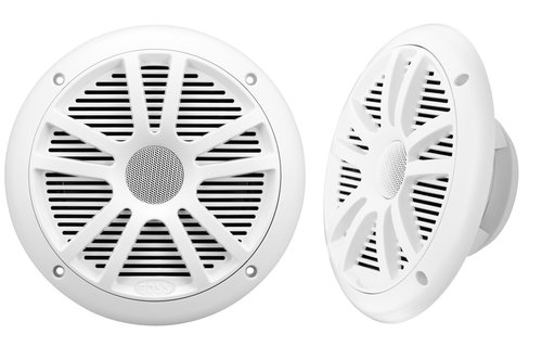 Boss MCKGB350 radio SET | Witte speakers