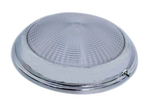 Allpa RVS LED-plafondlamp  opbouw  12V/1 7W  LED 1x3W  H34mm  warm white