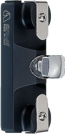 Antal Aluminium halyard slider 40x8  L=160mm  B=60mm  SWL 3800kg (single pin)