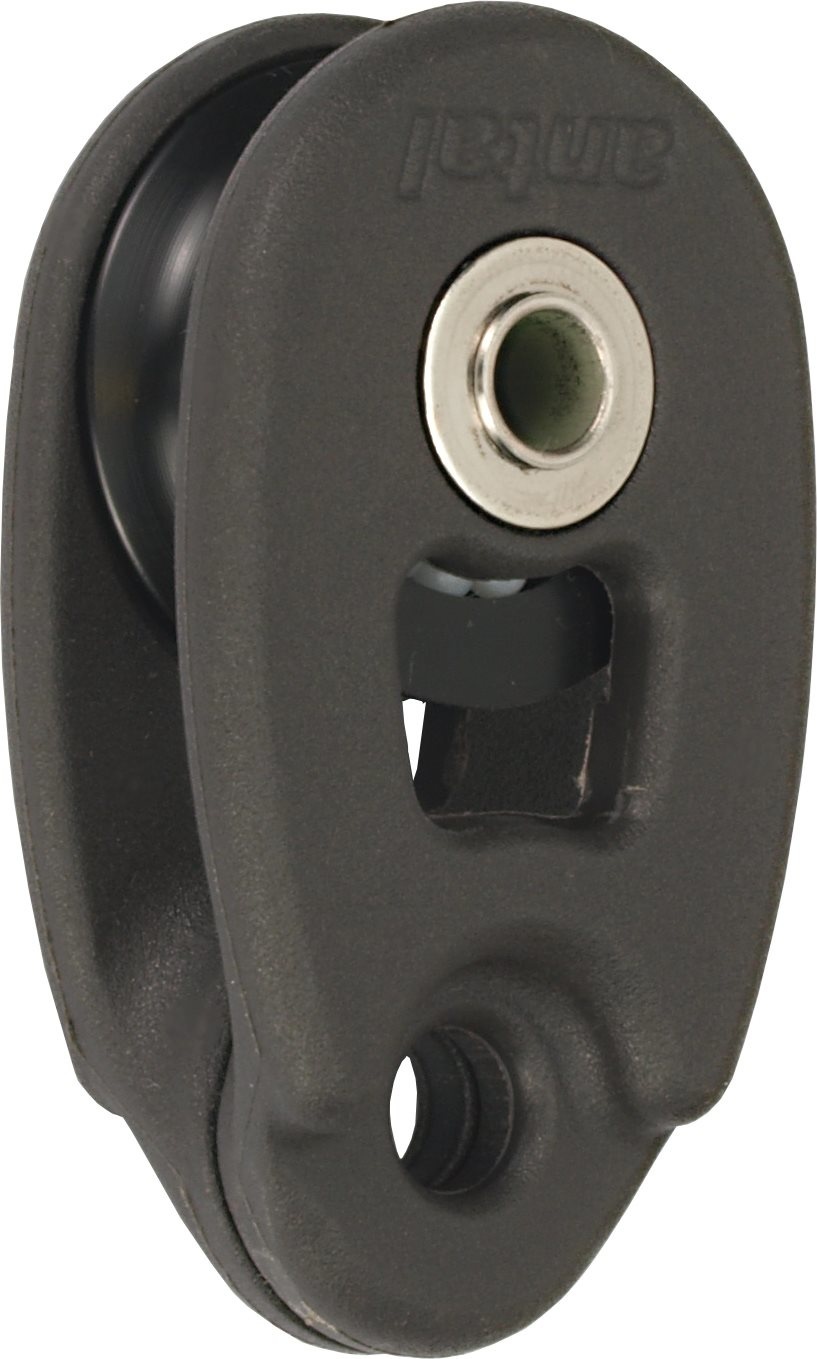 Antal Kunststof mini snatch block  zwart