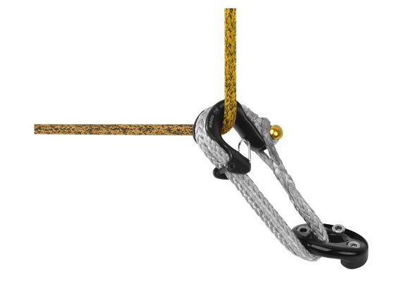 Antal Aluminium low friction hook (met klephaak)  SWL 2200kg  loop breekkracht 6600kg