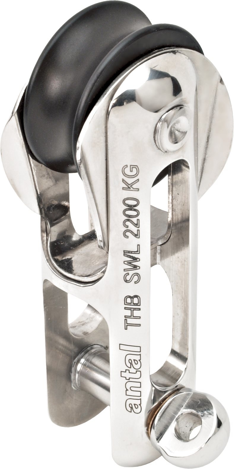 Antal RVS Nitronic 50 Twin Halyard block  Lijn Ø12-14mm  SWL 3500kg