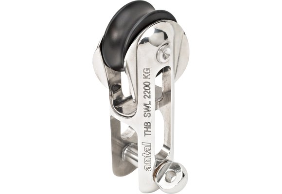 Antal RVS Nitronic 50 Twin Halyard block  Lijn Ø8-10mm  SWL 1300kg