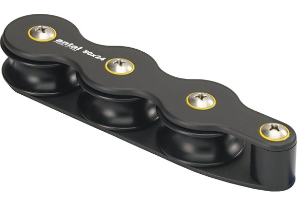 Antal Aluminium organizer  3-schijfs  D=50mm  P=52mm  Lijn Ø16mm  L=185mm  SWL 800kg