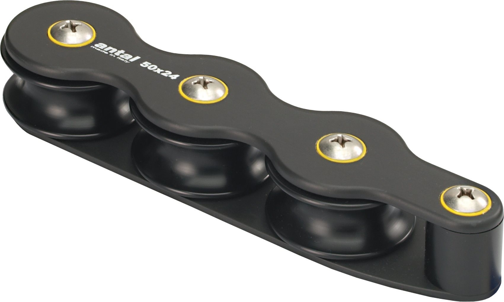 Antal Aluminium organizer  3-schijfs  D=50mm  P=52mm  Lijn Ø16mm  L=185mm  SWL 800kg