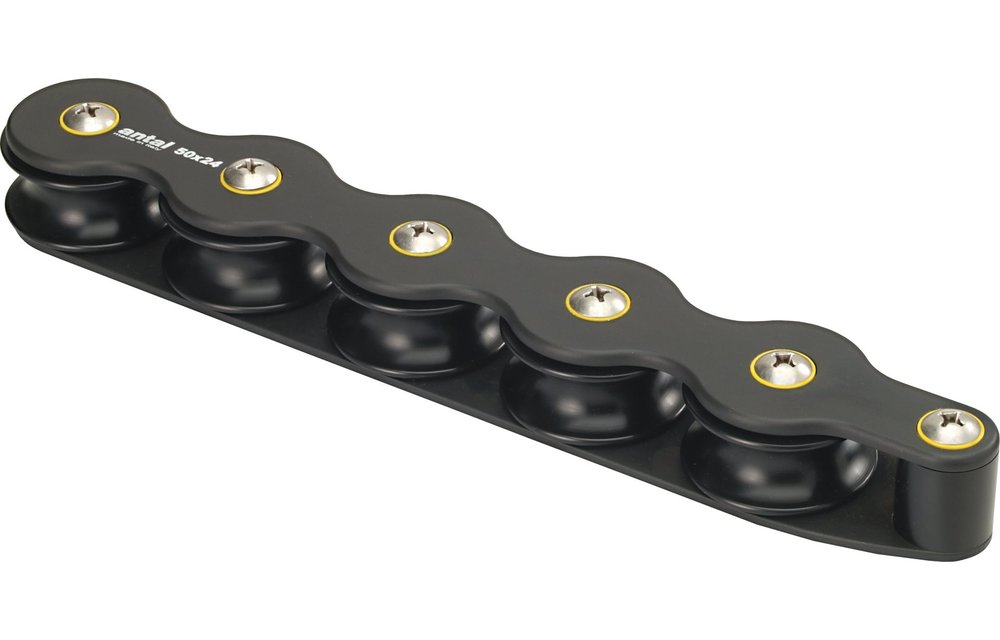 Antal Aluminium organizer 5-schijfs D=50mm P=52mm Lijn Ø16mm L=289mm SWL 800kg