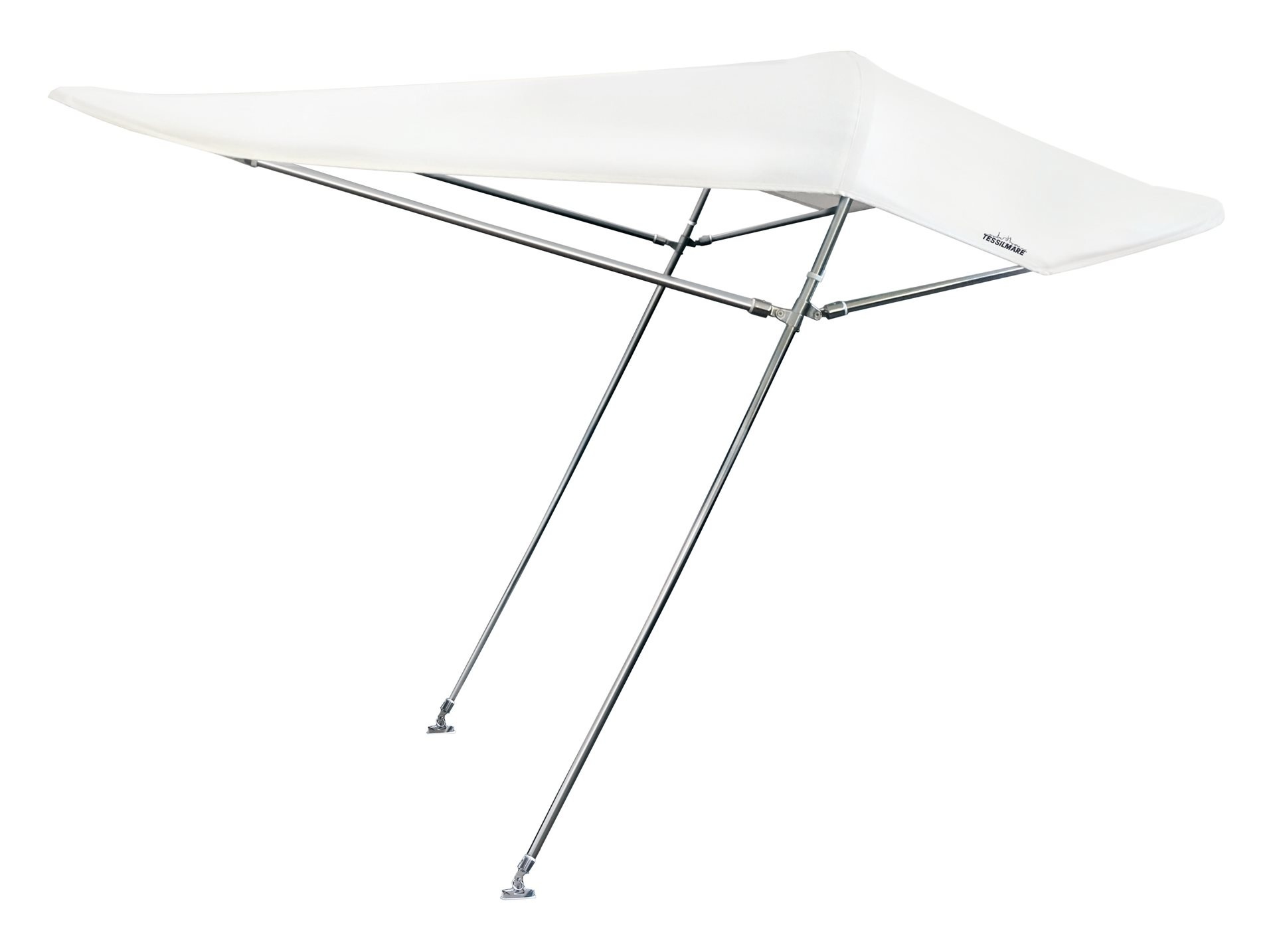Zonnetent type Aria 215 x 215 x 122cm | Wit; buisØ 25mm