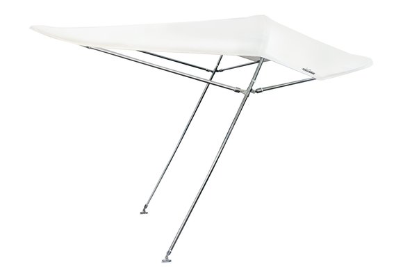 Zonnetent type Aria 170 x 200 x 122cm; wit; buisØ 22mm