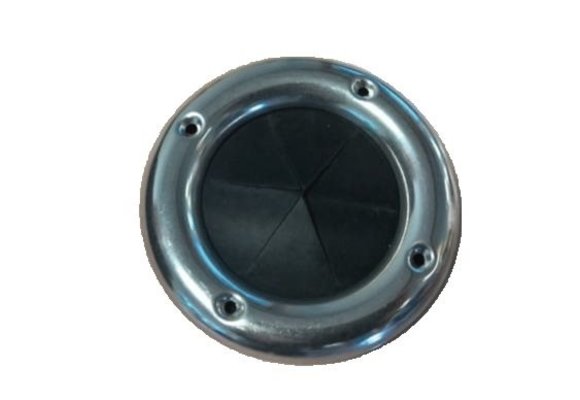 Kabeldoorvoer met RVS ring