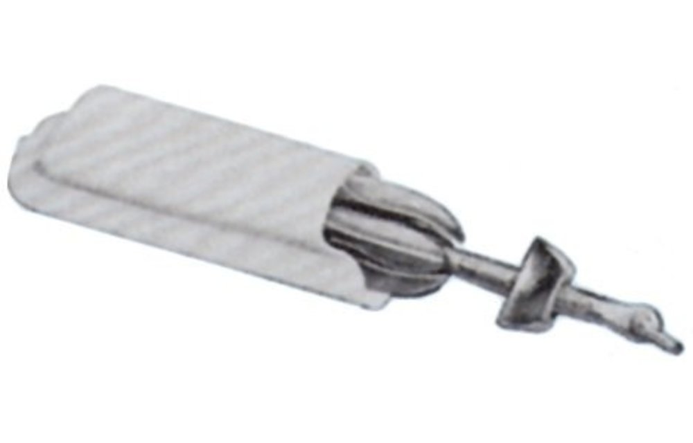 Allpa Kunststof Lierhandel- of ankerhouder L=300mm wit
