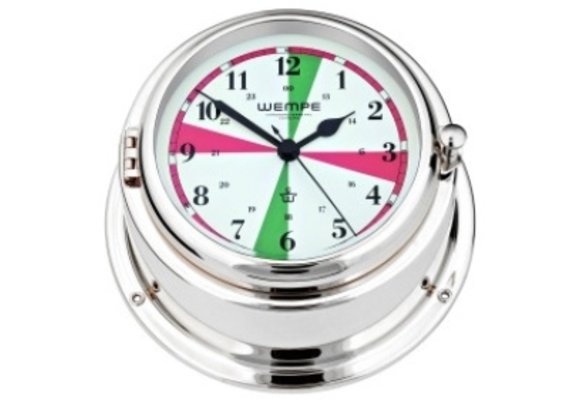 Wempe - Quartzklok met Radiostilte | Chroom Bremen II | Chroom