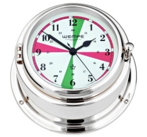 Wempe - Quartzklok met Radiostilte | Chroom Bremen II | Chroom