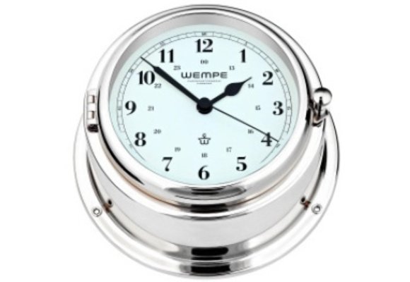 Wempe - Quartzklok Bremen II Arabisch | Chroom