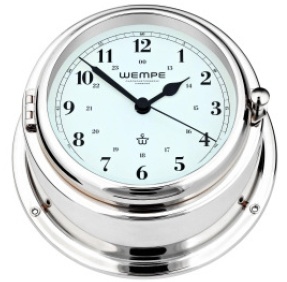 Wempe - Quartzklok Bremen II Arabisch | Chroom