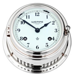 Wempe - Mechanische klok Bremen II Arabisch | Chroom