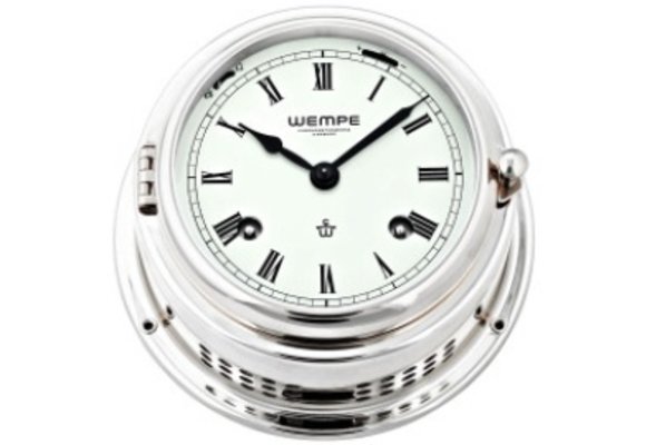 Wempe - Mechanische klok Bremen II Romeins | Chroom