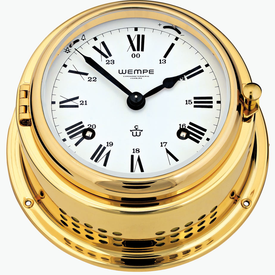 Wempe - Mechanische klok Bremen II Romeins | Messing