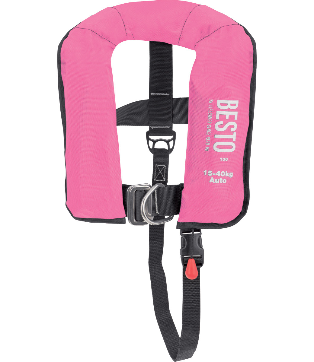 Besto Automatisch Reddingsvest Junior Roze