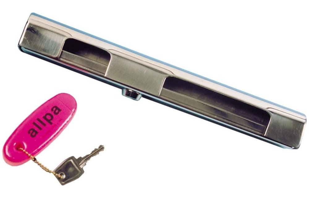 Allpa RVS Buitenboordmotorslot (voor montage over de motorbracket)