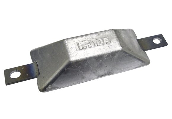Navalloy European Style Hull Anode; 144mm x 60mm