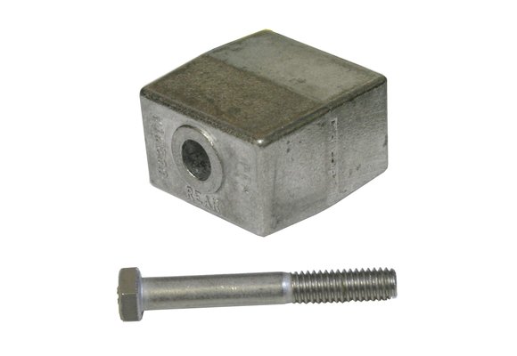 Navalloy Anode side pocket anode