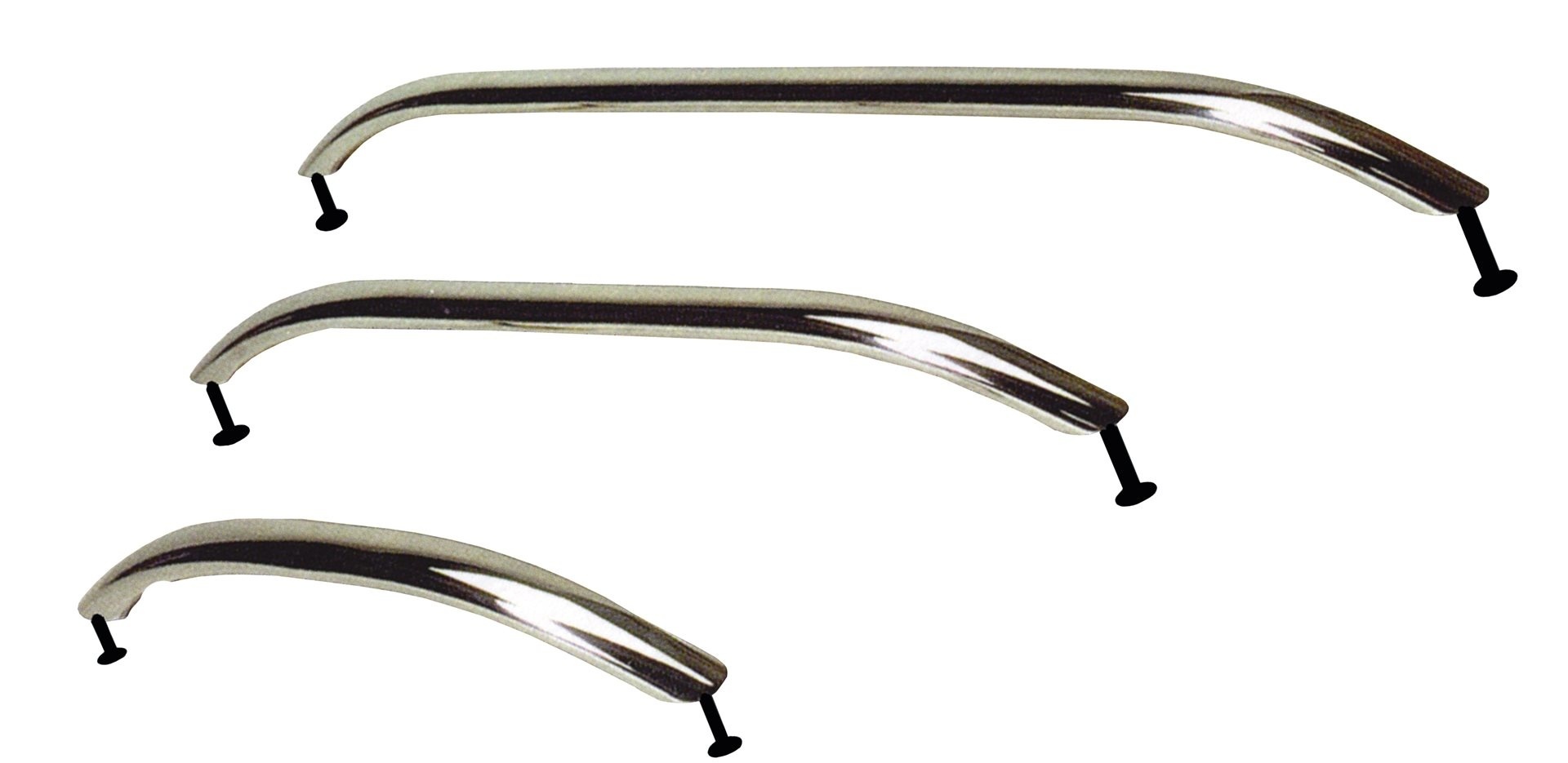 Allpa RVS Handreling met M8-draadeinden