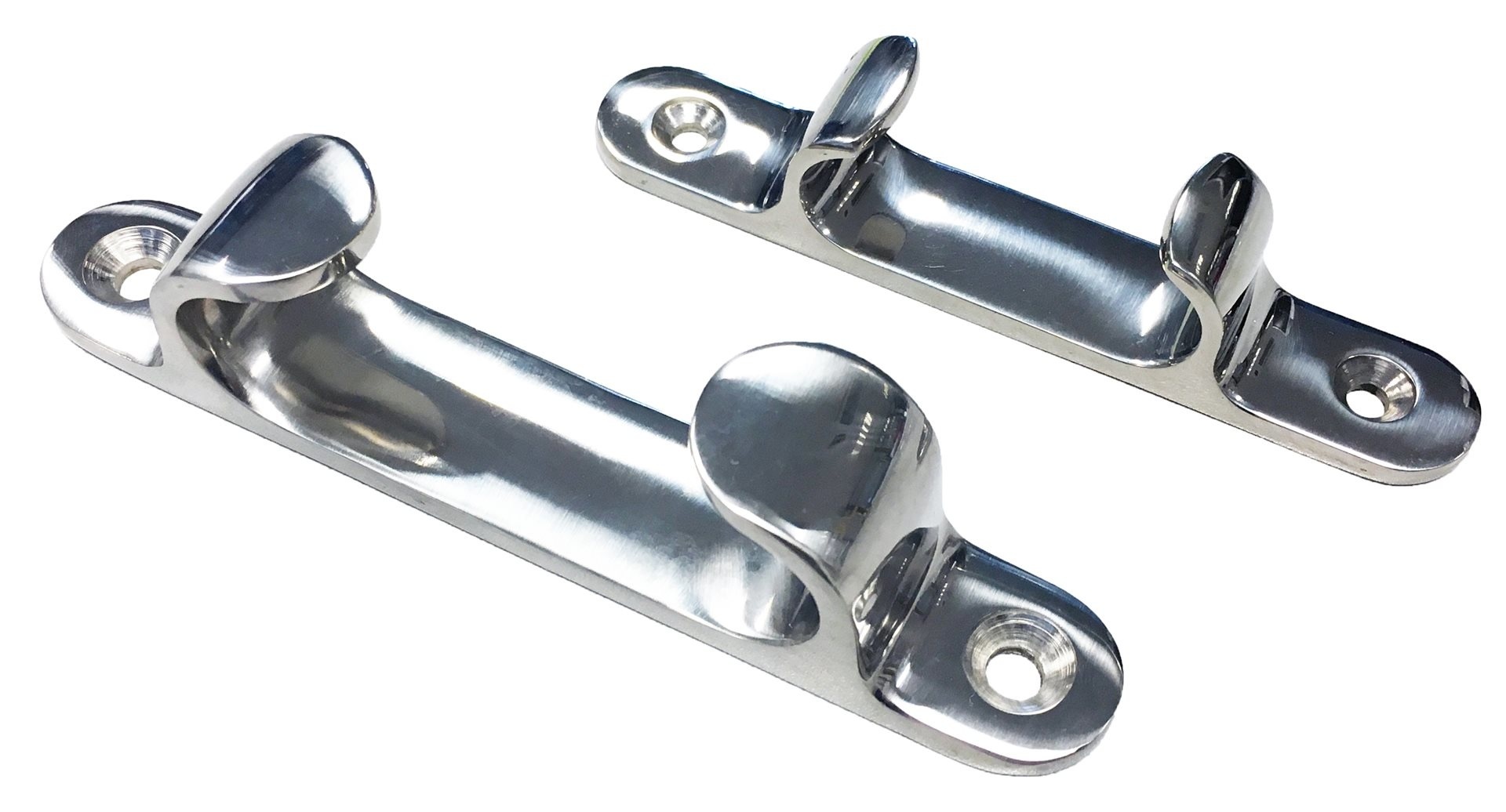 Allpa RVS Verhaalklamp L=110mm max. lijn Ø13mm boegmontage (prijs per paar)