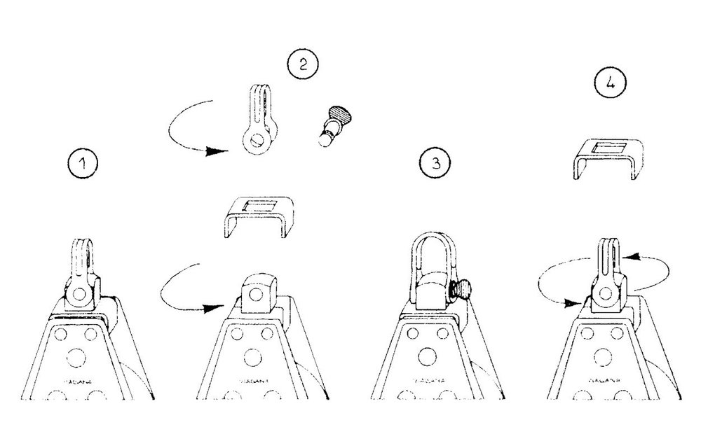 Allpa RVS snapsluiting voor 10mm-blok met 3-weg Kop (T)