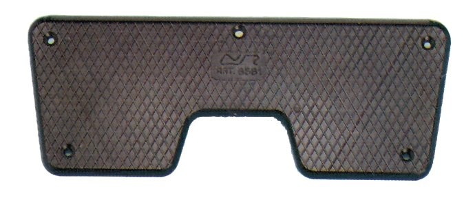 Allpa Spiegelbeschermplaat (binnenzijde)  zwart