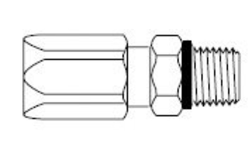 Racor koperleidingfitting 10mm M16 x 1-1/2