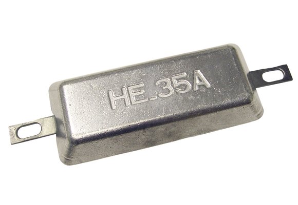 Navalloy European Style Hull Anode; 210mm x 95mm