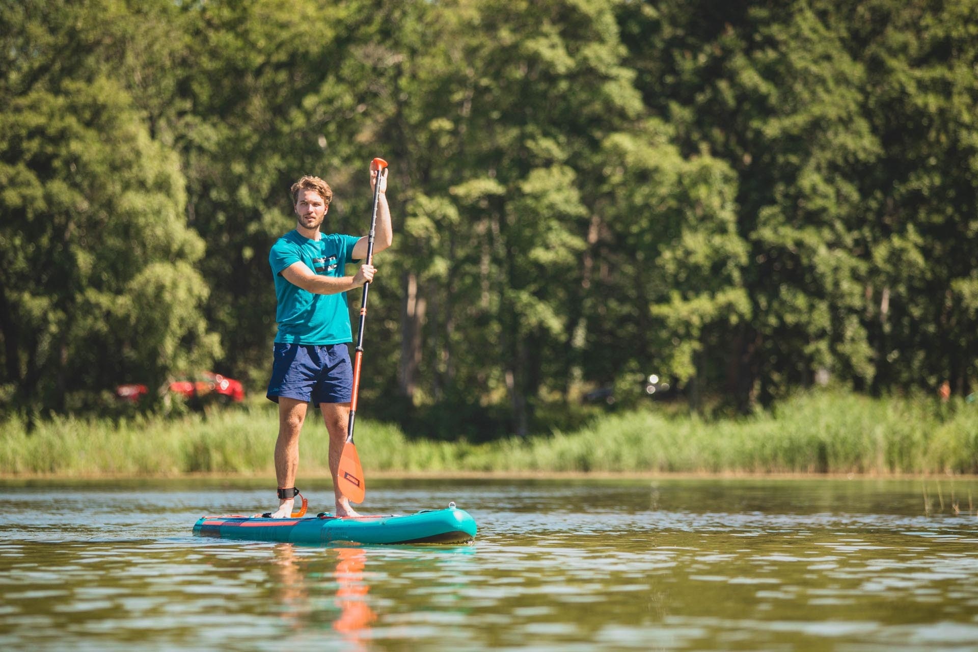 Jobe Glasvezel SUP Peddel | Oranje Driedelig