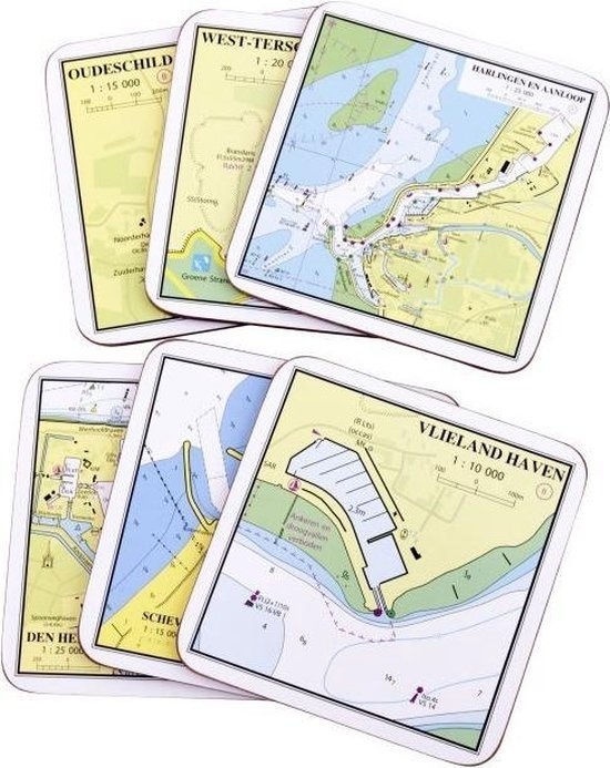 1800 Noordzee/Waddenzee onderzetters