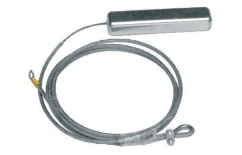 Hangende anode met 2 m RVS kabel 1,4 kg