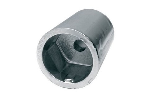 Conische moer anode hexagonaal 50 mm