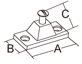 Dekplaat zijkant bevestiging