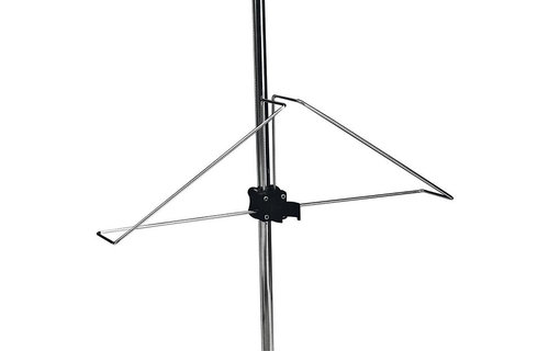 Houder voor hoefijzerboei en reddingsboeilicht