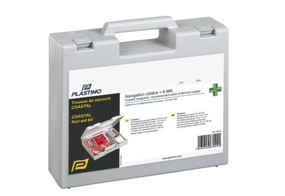 EHBO set Coastal in kunststof koffer