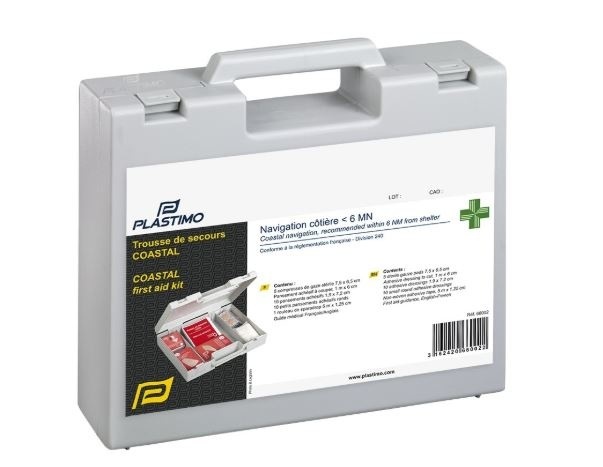 EHBO set Coastal in kunststof koffer