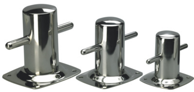 Bolder RVS Ø50 mm voetplaat 92 x 92 mm