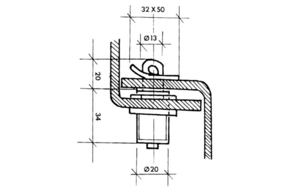 Deurhouder RVSDeurhouder RVS