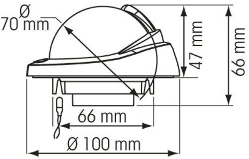 Kompas Offshore 75 wit huis/witte roos