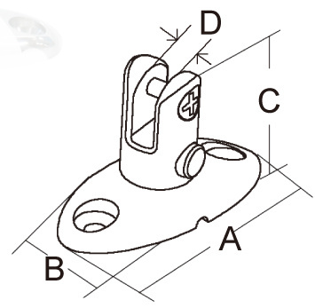 Dekplaat uitneembaar met schroef 37 gr,
