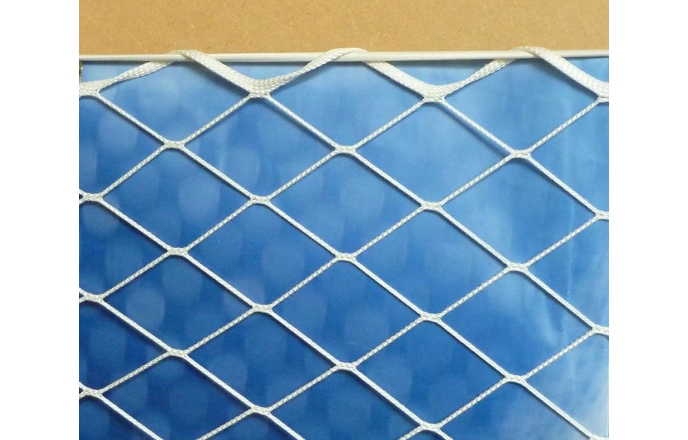 Railingnet knooploos 30 à 70 cm zwart