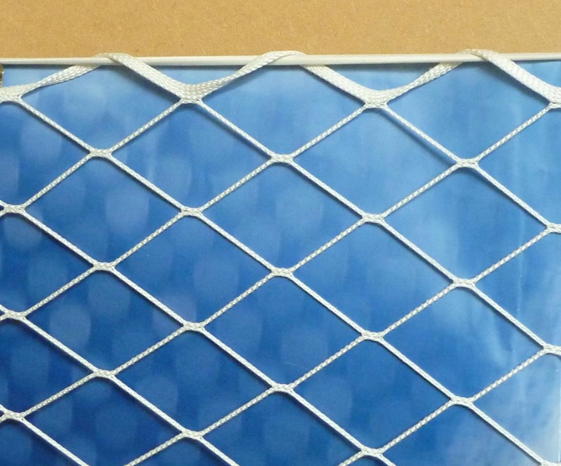 Railingnet knooploos 30 à 70 cm zwart