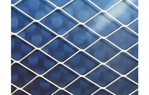 Railingnet knooploos 30 à 70 cm zwart