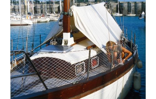 Railingnet knooploos 30 à 70 cm zwart